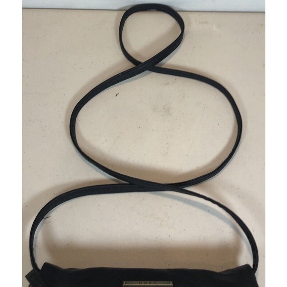 Roxy Vegan Leather Small Black Crossbody Purse Handbag With Fringe - Picture 4 of 9